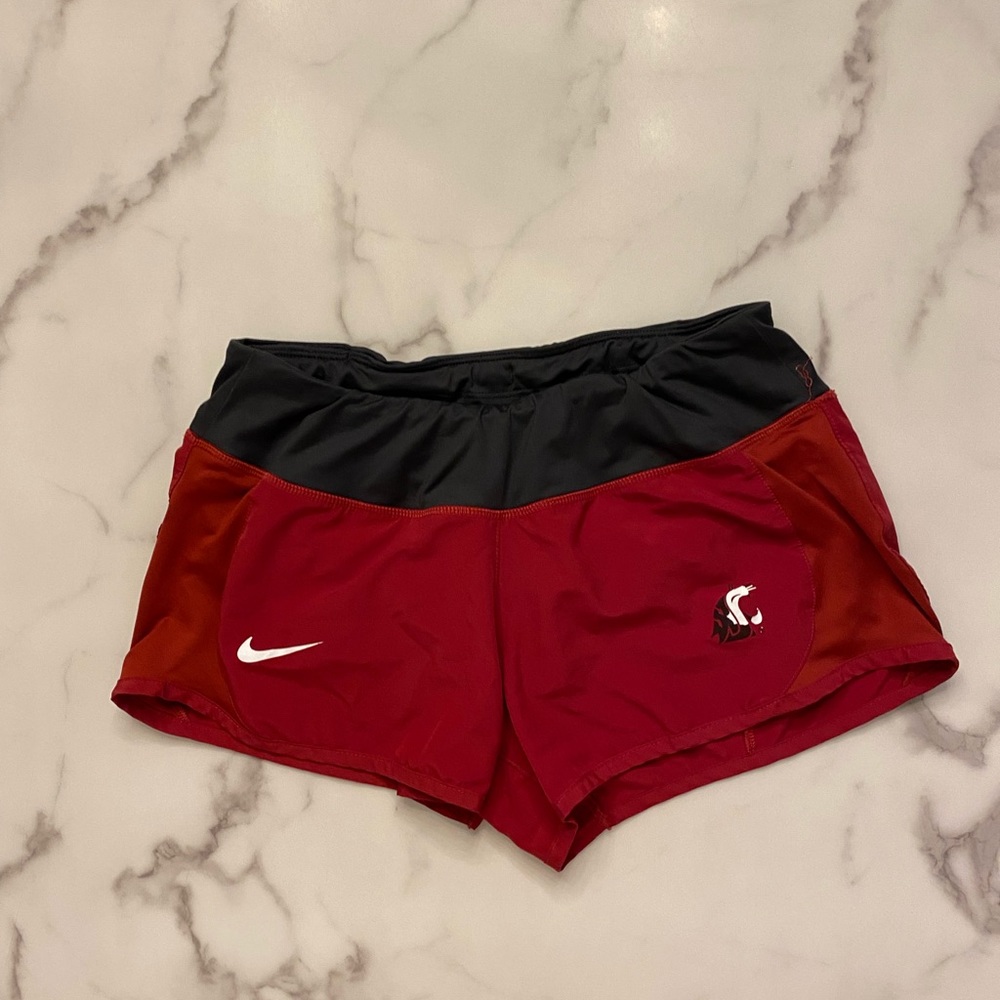 Size: S WSU dry-fit Nike running shorts